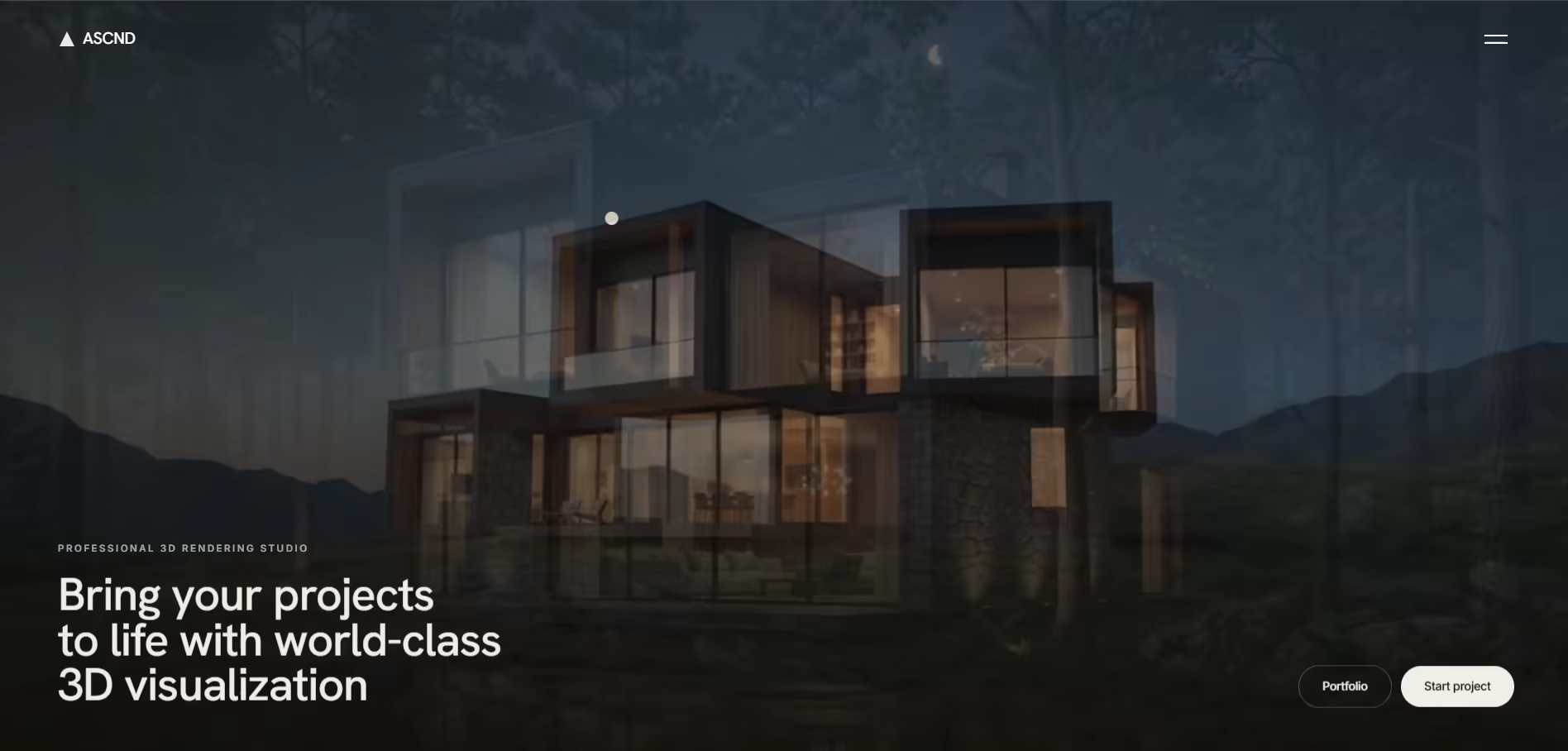 3D Rendering — walkthrough poster