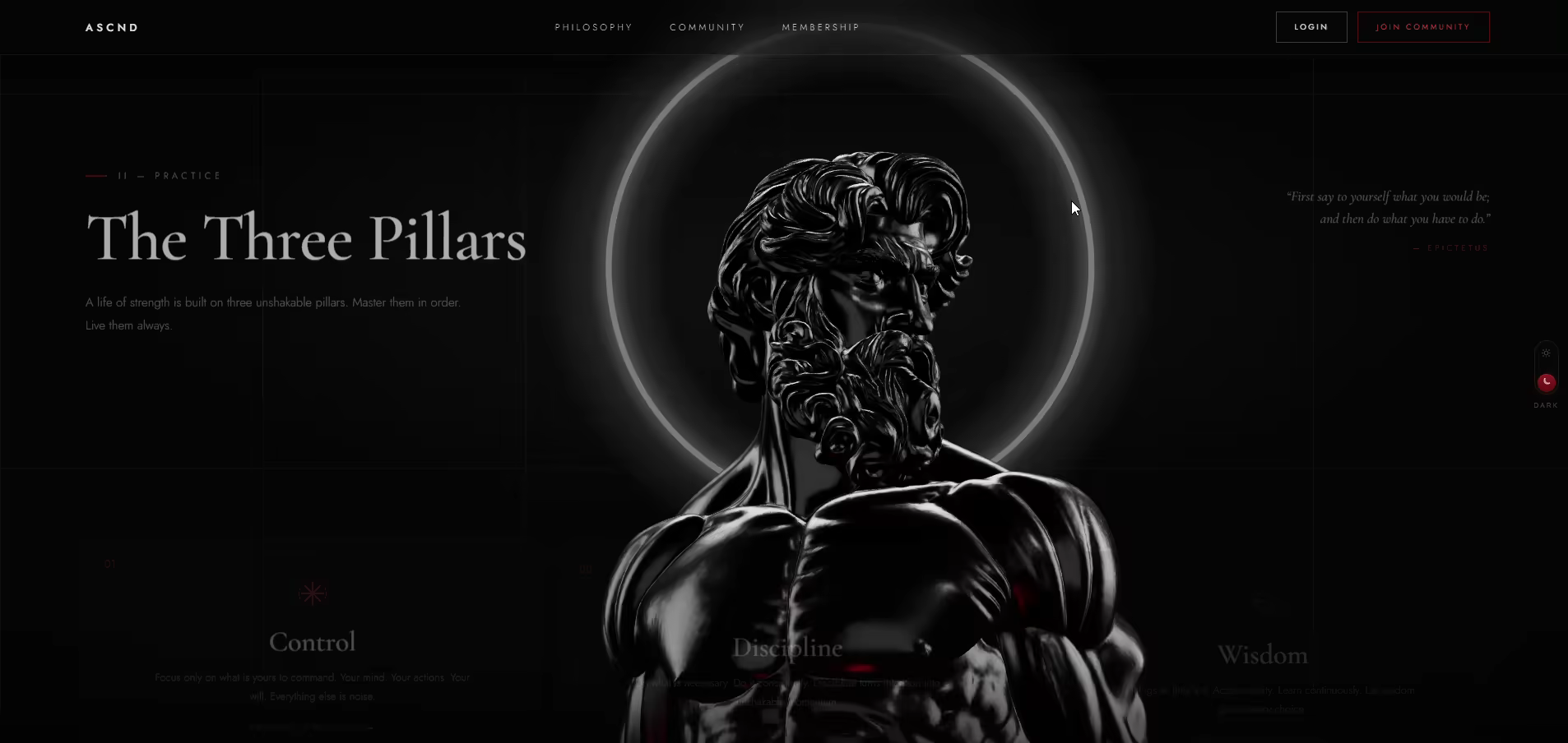 Stoic — walkthrough poster